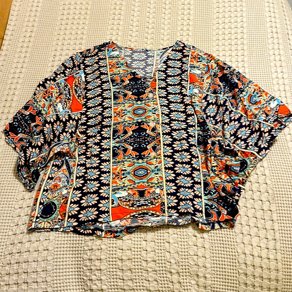 Multi colored blouse